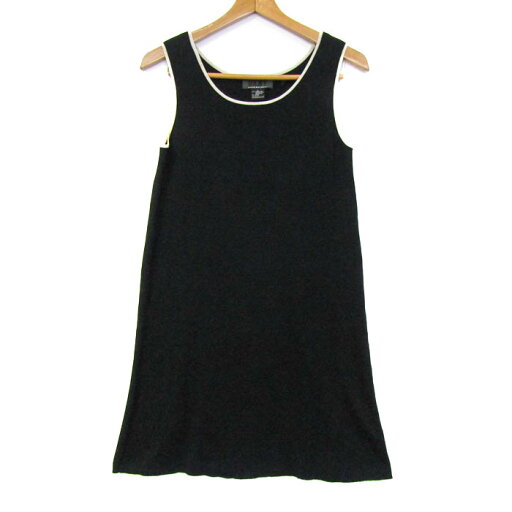 ダナキャラン ワンピース トップス ノースリーブ チュニック マーセライズコットン DKNY レディース Sサイズ ブラック Donna Karan 【中古】 ダナキャラン ワンピース トップス ノースリーブ チュニック マーセライズコットン DKNY レディース Sサイズ ブラック Donna Karan 【中古】