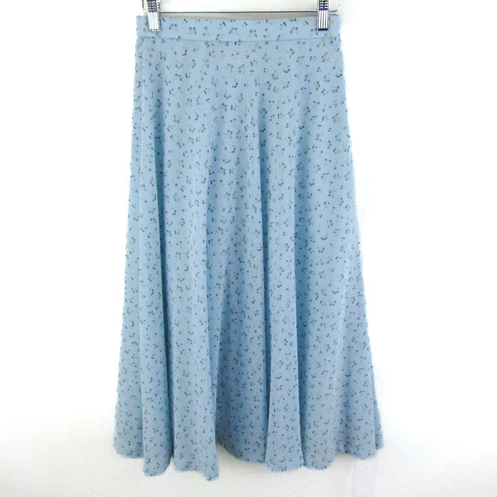 【全品39％OFFクーポン配布中】ルシル フレアスカート ボトムス 日本製 レディース 9サイズ 水色系 lucile 【中古】