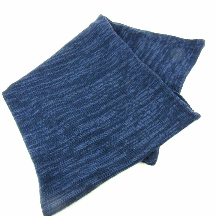 ナノユニバース スヌード ネックウォーマー ブランド メンズ ブルー系 nano universe 【中古】