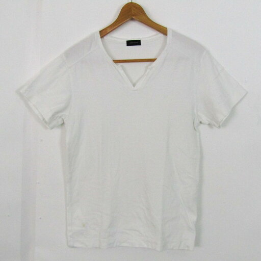 ジョセフ 半袖Tシャツ トップス Vネック コットンT 日本製 メンズ 46サイズ ホワイト JOSEPH 【中古】 ジョセフ 半袖Tシャツ トップス Vネック コットンT 日本製 メンズ 46サイズ ホワイト JOSEPH 【中古】