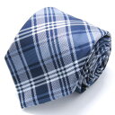シンプルフレーズクラバット ブランドネクタイ チェック柄 タータンチェック PO メンズ ネイビー SIMPLE PHRASE CRAVAT 【中古】(4)