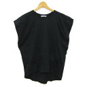 ザラ ノースリーブ カットソー シャツ トップス レディース USA Sサイズ ブラック ZARA Collection 【中古】(4)