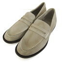 ザラ ローファー スエード スリッポン シューズ 靴 レディース 42サイズ アイボリー ZARA 【中古】