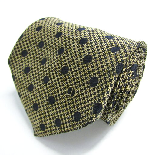 ダンヒル ブランド ネクタイ ロゴ チェック柄 ドット 格子柄 シルク PO メンズ ブラック Dunhill 【中古】 ダンヒル ブランド ネクタイ ロゴ チェック柄 ドット 格子柄 シルク PO メンズ ブラック Dunhill 【中古】