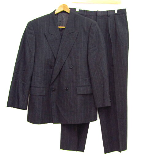 クロースト スーツ セットアップ 上下セット ジャケット パンツ ストライプ柄 記名有 メンズ 96AB5サイズ グレー CLOTHEST 【中古】 クロースト スーツ セットアップ 上下セット ジャケット パンツ ストライプ柄 記名有 メンズ 96AB5サイズ グレー CLOTHEST 【中古】