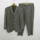 アパレンザ スーツ セットアップ ウール混 上下セット 記名有 メンズ 94 AB5サイズ グレー系 APPARENZA 【中古】