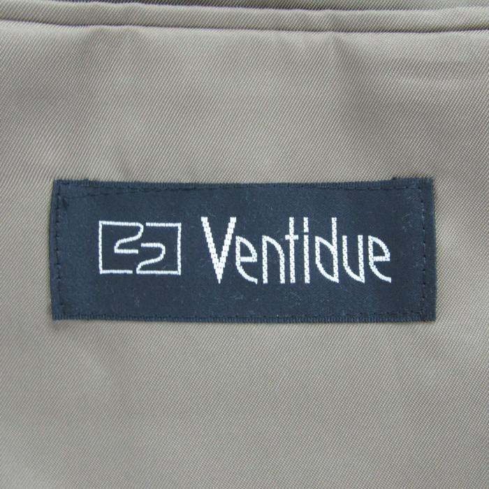 ヴェンティドゥエ スーツ セットアップ 上下セット 日本製 大きいサイズ メンズ LLサイズ ブラウン VENTIDUE 【中古】