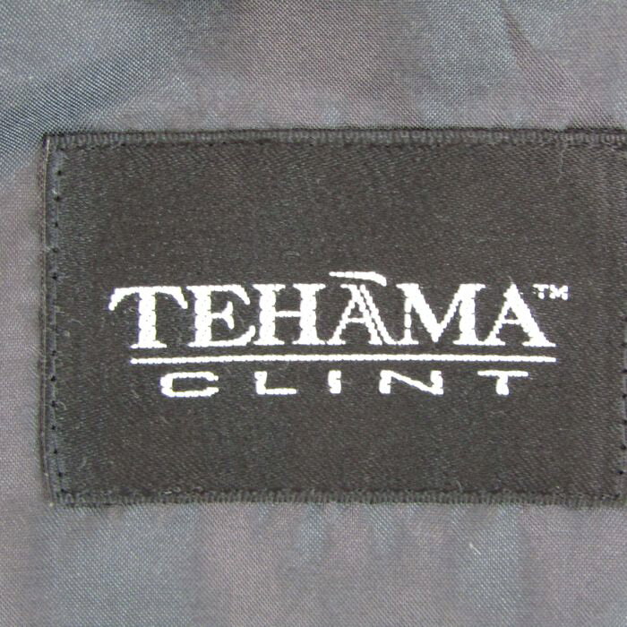 テハマクリント スーツ セットアップ 上下セット ウール混 メンズ 94A6サイズ グレー TEHAM CLINT 【中古】