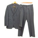 ジュリアーノグロッソーニ スーツ セットアップ 上下セット メンズ 94A6サイズ グレー GIULIANO GROSSONI 【中古】