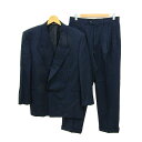 セルッティ スーツ セットアップ 上下セット ジャケット パンツ PAL ZILERI 記名有 メンズ 48サイズ ネイビー CERRUTI 1881 【中古】
