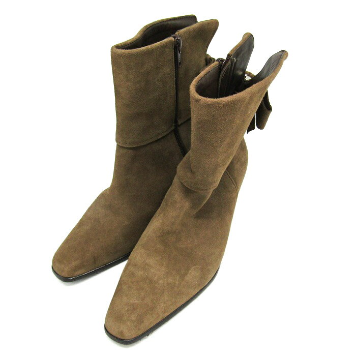 ディセットディセット ブーツ 本革 レザー ブランド シューズ 靴 日本製 レディース 23サイズ ベージュ..