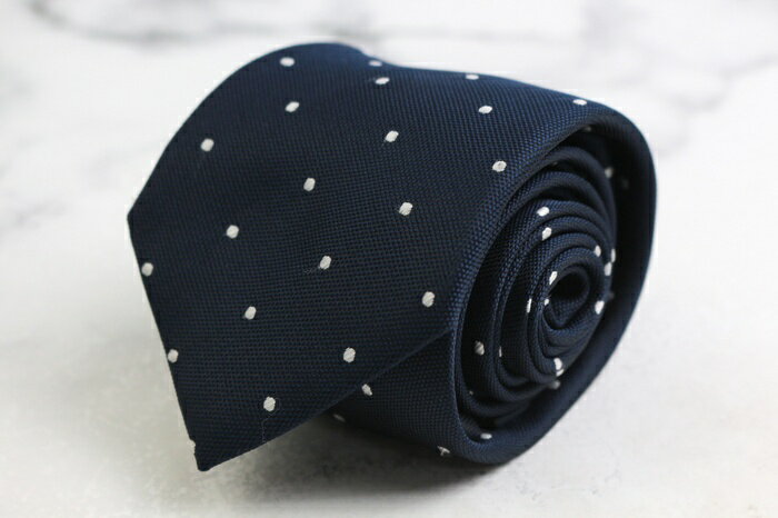 シンプルフレーズクラバット ブランド ネクタイ ドット PO メンズ ネイビー SIMPLE PHRASE CRAVAT 【中古】