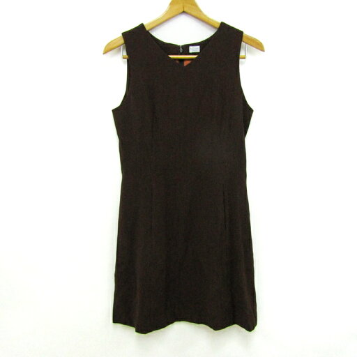 ポールスミス ワンピース トップス ノースリーブ Vネック ストライプ柄 レディース 40サイズ 茶×オレンジ Paul Smith 【中古】 ポールスミス ワンピース トップス ノースリーブ Vネック ストライプ柄 レディース 40サイズ 茶×オレンジ Paul Smith 【中古】