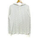 アメリカンイーグル パーカー トップス ボーダー柄 長袖Tシャツ ヴィンテージフィット メンズ Lサイズ ホワイト American Eagle 【中古】(4)