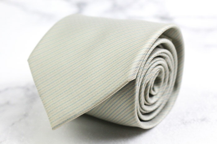 ニューコレクションスタジオ ブランド ネクタイ ストライプ シルク PO メンズ ライトグレー NEW COLLECTION STUDIO 【中古】(4)
