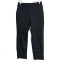 セオリーリュクス テーパードパンツ リネン混 ストレッチ ブランド ボトムス 日本製 レディース 38サイズ ネイビー theory luxe 【中古】(4)