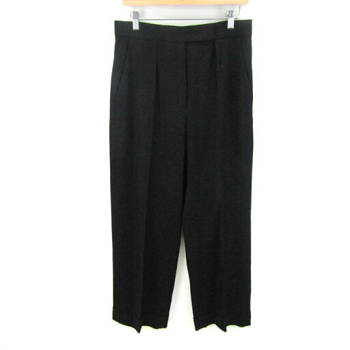 マックスマーラ パンツ ボトムス タック 大きいサイズ イタリア製 レディース 44サイズ ブラック MAX MARA 【中古】 マックスマーラ パンツ ボトムス タック 大きいサイズ イタリア製 レディース 44サイズ ブラック MAX MARA 【中古】