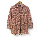エディー・バウアー 長袖シャツ 花柄 コーデュロイ トップス レディース PSサイズ ピンク系 Eddie Bauer 【中古】(4)