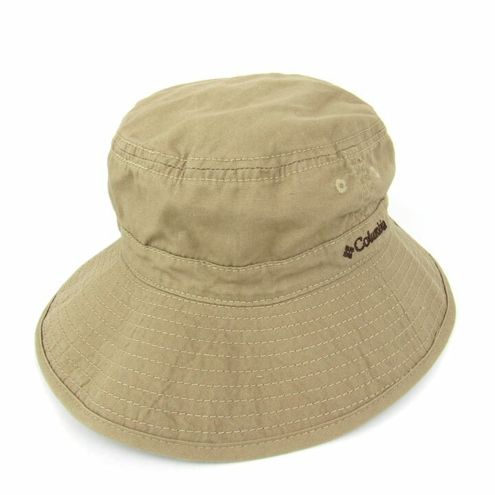 コロンビア ハット アウトドア 帽子 ブランド レディース メンズ Lサイズ ベージュ Columbia 【中古】