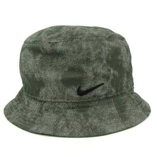 ナイキ バケットハット スウォッシュ ロゴ 帽子 ブランド メンズ S/Mサイズ グリーン NIKE 【中古】 ナイキ バケットハット スウォッシュ ロゴ 帽子 ブランド メンズ S/Mサイズ グリーン NIKE 【中古】