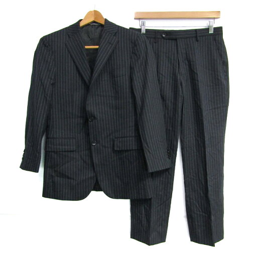 ジョゼフオム スーツ セットアップ ウール100% ブランド ジャケット パンツ 上下セット メンズ 44サイズ ネイビー JOSEPH HOMME 【中古】 ジョゼフオム スーツ セットアップ ウール100% ブランド ジャケット パンツ 上下セット メンズ 44サイズ ネイビー JOSEPH HOMME 【中古】