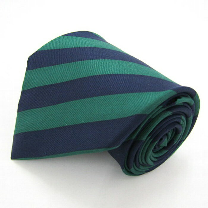 タイラック ブランド ネクタイ ストライプ柄 シルク イタリア製 PO メンズ ネイビー Tie Rack 【中古】
