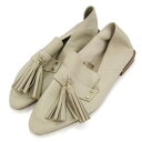 ザラ ローファー タッセル スリッポン シューズ 靴 レディース 38サイズ ベージュ ZARA 【中古】