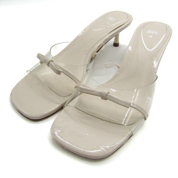 ザラ サンダル リボン 