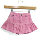 ラルフローレン ショートパンツ ボトムス キュロット スコート コーデュロイ ベビー 女の子用 80サイズ ピンク RALPH LAUREN 【中古】