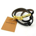 モガ ベルト レザー 牛革 スリム ビギ ブランド レディース ブラック MOGA 【中古】(4)