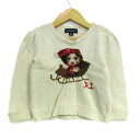 ラルフローレン セーター トップス 長袖 アニマル柄 コットンニット ベビー 男の子用 24Mサイズ ベージュ RALPH LAUREN 【中古】