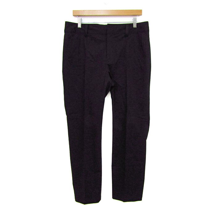 レキップヨシエイナバ テーパードパンツ ストレッチ 大きいサイズ ボトムス レディース 15サイズ ブラック L'EQUIPE YOSHIE INABA 【中古】