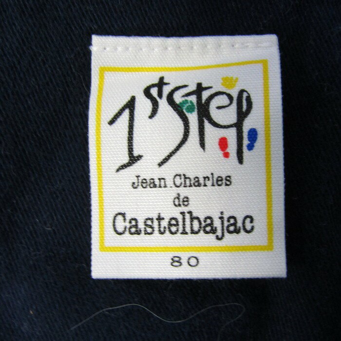 カステルバジャック サロペット ジャンパースカート デニム ベビー 女の子用 80サイズ ネイビー JC de CASTELBAJAC 【中古】 3