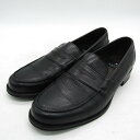 ランバン ローファー スリッポン ブランド シューズ 靴 黒 メンズ 25サイズ ブラック LANVIN 【中古】