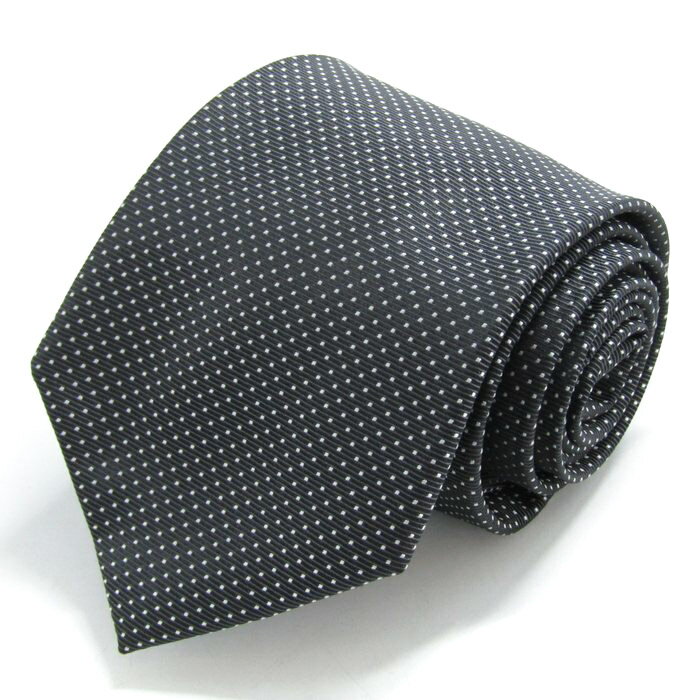 シンプルフレーズクラバット ブランド ネクタイ ドット柄 シンプル PO メンズ ネイビー SIMPLE PHRASE CRAVAT 【中古】