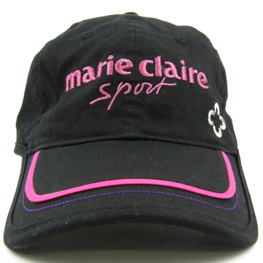 マリクレール sports キャップ コットン ゴルフ 帽子 ブランド レディース ブラック mariclaire 【中古】 マリクレール sports キャップ コットン ゴルフ 帽子 ブランド レディース ブラック mariclaire 【中古】