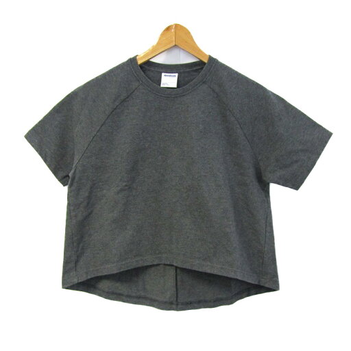 リーボック 半袖Tシャツ スポーツウエア トレーニングウエア コットン100% トップス レディース Sサイズ グレー系 Reebok 【中古】 リーボック 半袖Tシャツ スポーツウエア トレーニングウエア コットン100% トップス レディース Sサイズ グレー系 Reebok 【中古】