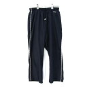 チャンピオン ジャージ トラックパンツ スポーツウエア 大きいサイズ ボトムス レディース Oサイズ ネイビー系 Champion 【中古】