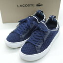 ラコステ スニーカー ローカット ブランド シューズ 靴 メンズ 40サイズ ネイビー LACOSTE 【中古】