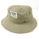 ディッキーズ バケットハット 無地 帽子 ブランド レディース メンズ 59cmサイズ カーキ Dickies 【中古】(4)