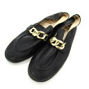 ザラ ローファー スリッポン フラットシューズ 靴 レディース 36サイズ ブラック ZARA 【中古】