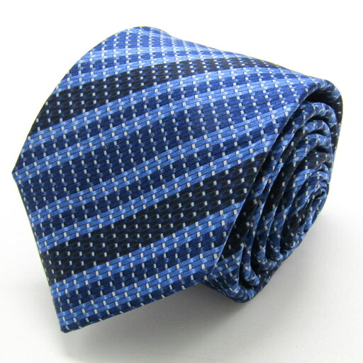 タイラック ブランド ネクタイ ストライプ柄 格子柄 シルク イタリア製 PO メンズ ネイビー Tie Rack 【中古】 タイラック ブランド ネクタイ ストライプ柄 格子柄 シルク イタリア製 PO メンズ ネイビー Tie Rack 【中古】