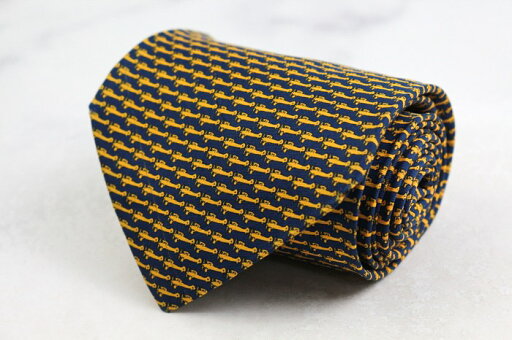 ダンヒル ブランド ネクタイ シルク 小紋柄 総柄 PO メンズ ネイビー Dunhill 【中古】 ダンヒル ブランド ネクタイ シルク 小紋柄 総柄 PO メンズ ネイビー Dunhill 【中古】