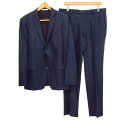 カルバンクライン スーツ セットアップ ウール/カシミヤ/シルク混 上下セット メンズ 40/34サイズ ネイビー系 Calvin klein 【中古】(4)