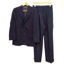 ブルックスブラザーズ スーツ セットアップ ウール ブランド 上下セット 日本製 メンズ 92YA6/78サイズ ネイビー Brooks Brothers 【中古】