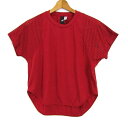 アディダス 半袖Tシャツ トップス メッシュ スポーツウエア テニス トップス レディース Lサイズ レッド系 adidas 【中古】(4)