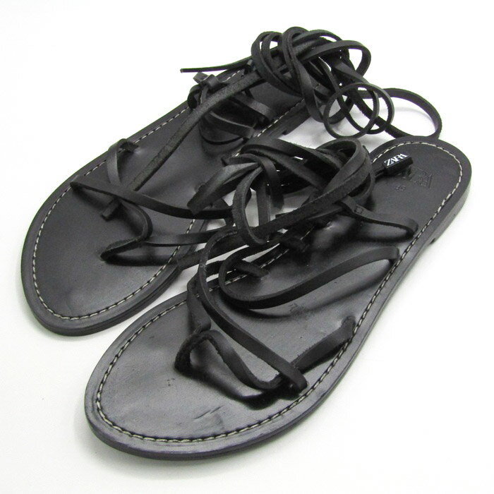【中古】ザラサンダルレースアップフ...