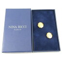 ニナリッチ ボタンカバー スーツ小物 カフス アクセサリー ブランド メンズ ゴールド NINA RICCI 【中古】