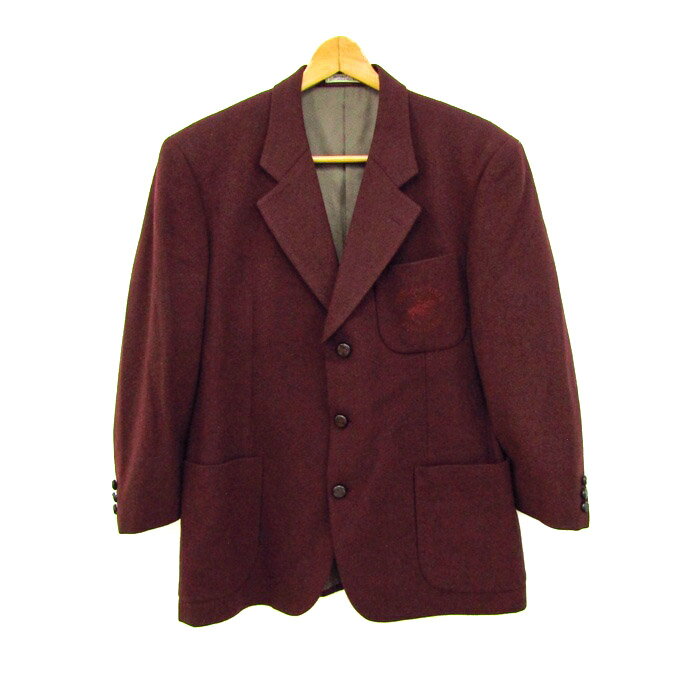 ビバリーヒルズポロクラブ テーラードジャケット アウター ラムウール混 日本製 メンズ 96ABMサイズ 紫 BEVERLY HILLS POLO CLUB 【中古】