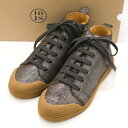 テンイズ スニーカー ミドルカット 未使用 ブランド シューズ 靴 キッズ 男の子用 33サイズ シルバー 10IS 【中古】(4)